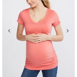 Motherhood V neck Tee